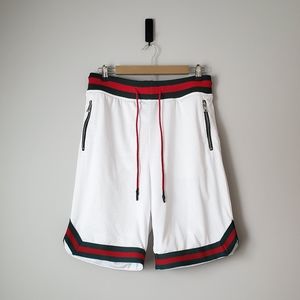 Jordan Craig // Gucci-esque mesh basketball shorts